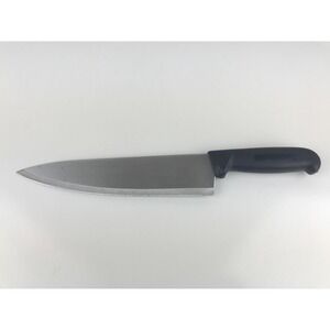 Columbia Cutlery Chef Kitchen Knife Stainless Steel Black Handle Blade 9.5"